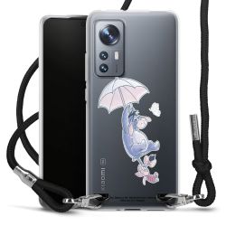 New Carry Case Transparent Stoff schwarz/silber