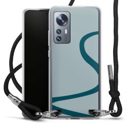 New Carry Case Transparent Stoff schwarz/silber