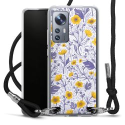 New Carry Case Transparent Stoff schwarz/silber