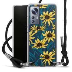 New Carry Case Transparent Stoff schwarz/silber