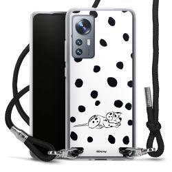 New Carry Case Transparent Stoff schwarz/silber