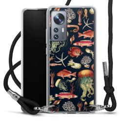 New Carry Case Transparent Stoff schwarz/silber