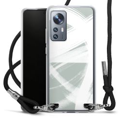 New Carry Case Transparent Stoff schwarz/silber