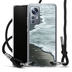 New Carry Case Transparent Stoff schwarz/silber