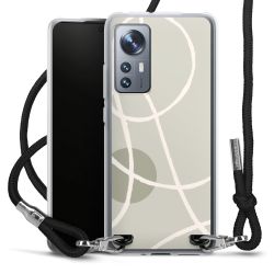 New Carry Case Transparent Stoff schwarz/silber