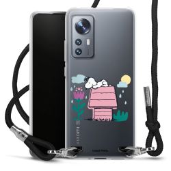 New Carry Case Transparent Stoff schwarz/silber