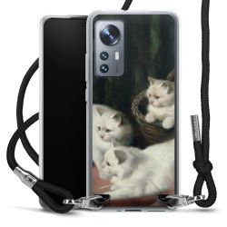 New Carry Case Transparent Stoff schwarz/silber