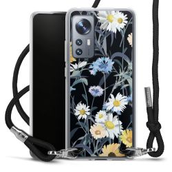 New Carry Case Transparent Stoff schwarz/silber