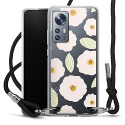 New Carry Case Transparent Stoff schwarz/silber