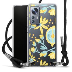 New Carry Case Transparent Stoff schwarz/silber