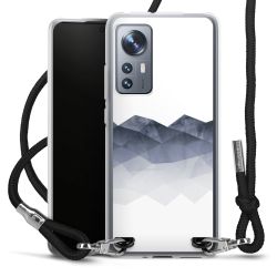 New Carry Case Transparent Stoff schwarz/silber