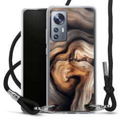 New Carry Case Transparent Stoff schwarz/silber