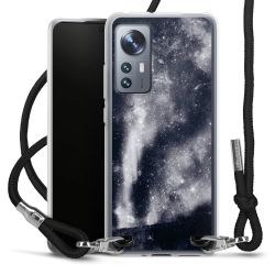 New Carry Case Transparent Stoff schwarz/silber