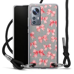 New Carry Case Transparent Stoff schwarz/silber