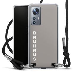 New Carry Case Transparent Stoff schwarz/silber