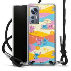 New Carry Case Transparent Stoff schwarz/silber