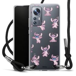 New Carry Case Transparent Stoff schwarz/silber