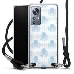 New Carry Case Transparent Stoff schwarz/silber