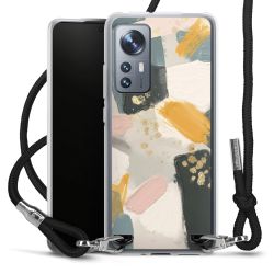 New Carry Case Transparent Stoff schwarz/silber