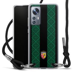 New Carry Case Transparent Stoff schwarz/silber