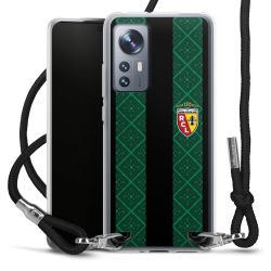 New Carry Case Transparent Stoff schwarz/silber