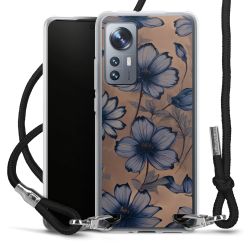 New Carry Case Transparent Stoff schwarz/silber