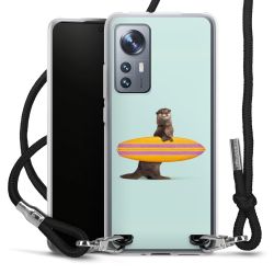 New Carry Case Transparent Stoff schwarz/silber