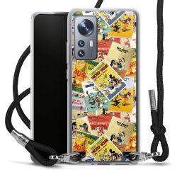 New Carry Case Transparent Stoff schwarz/silber