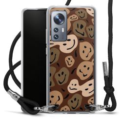 New Carry Case Transparent Stoff schwarz/silber