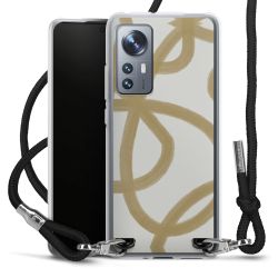 New Carry Case Transparent Stoff schwarz/silber