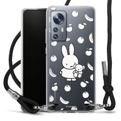 New Carry Case Transparent Stoff schwarz/silber