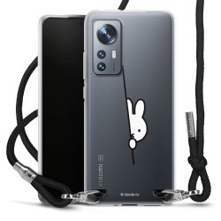 New Carry Case Transparent Stoff schwarz/silber