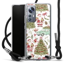 New Carry Case Transparent Stoff schwarz/silber