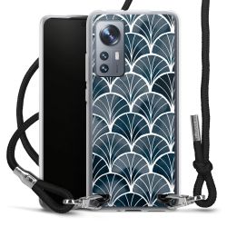 New Carry Case Transparent Stoff schwarz/silber