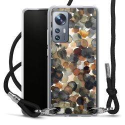 New Carry Case Transparent Stoff schwarz/silber