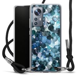 New Carry Case Transparent Stoff schwarz/silber