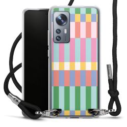 New Carry Case Transparent Stoff schwarz/silber