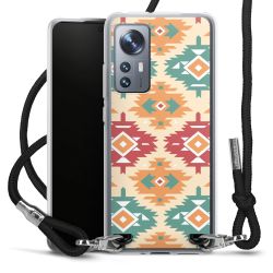 New Carry Case Transparent Stoff schwarz/silber