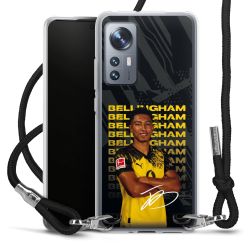 New Carry Case Transparent Stoff schwarz/silber