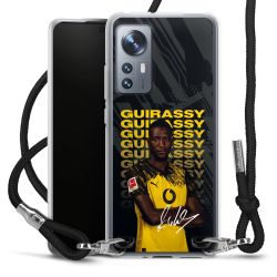 New Carry Case Transparent Stoff schwarz/silber