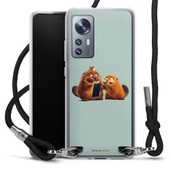 New Carry Case Transparent Stoff schwarz/silber