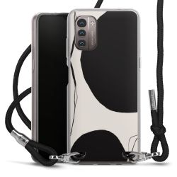 Carry Case Transparent Fabric black/silver