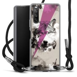 Carry Case Transparent Fabric black/silver