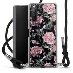 Carry Case Transparent Fabric black/silver