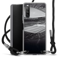 Carry Case Transparent Fabric black/silver