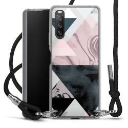 Carry Case Transparent Fabric black/silver