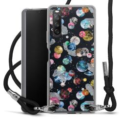 Carry Case Transparent Fabric black/silver