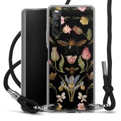 Carry Case Transparent Fabric black/silver