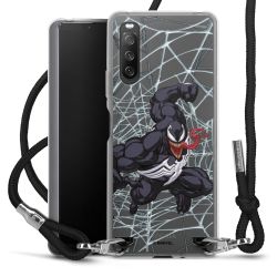 New Carry Case Transparent Stoff schwarz/silber