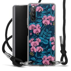 New Carry Case Transparent Stoff schwarz/silber